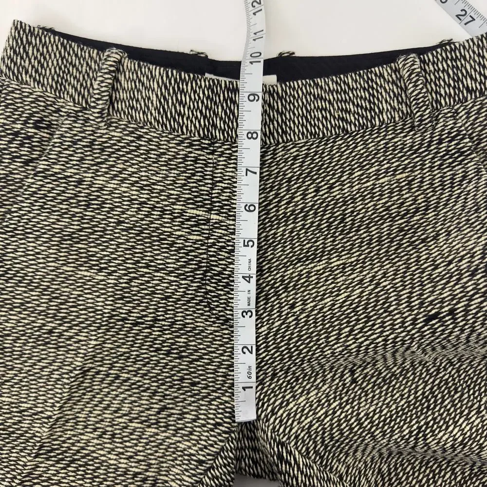 3.1 Phillip Lim Cuffed Flat‎ Front black and beige trouser